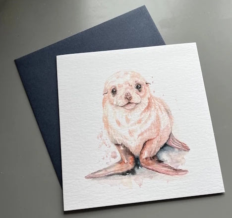 **NEW** Seal Greetings Card