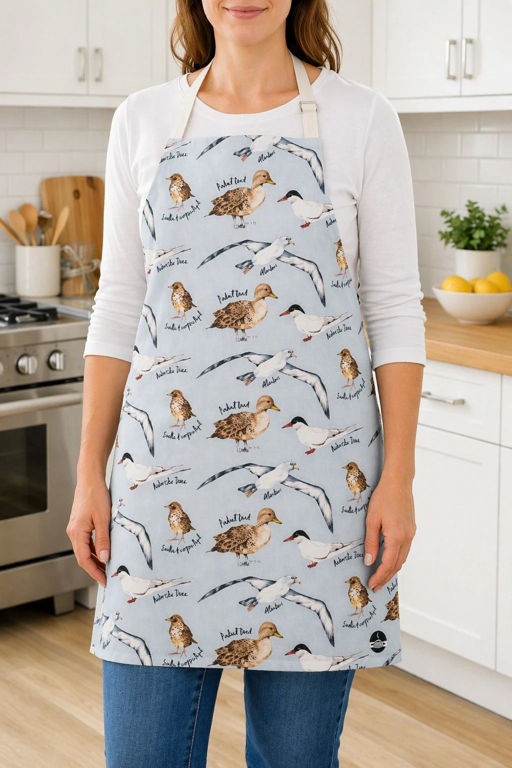 **NEW** Meg Hawkins Birds of South Georgia Apron