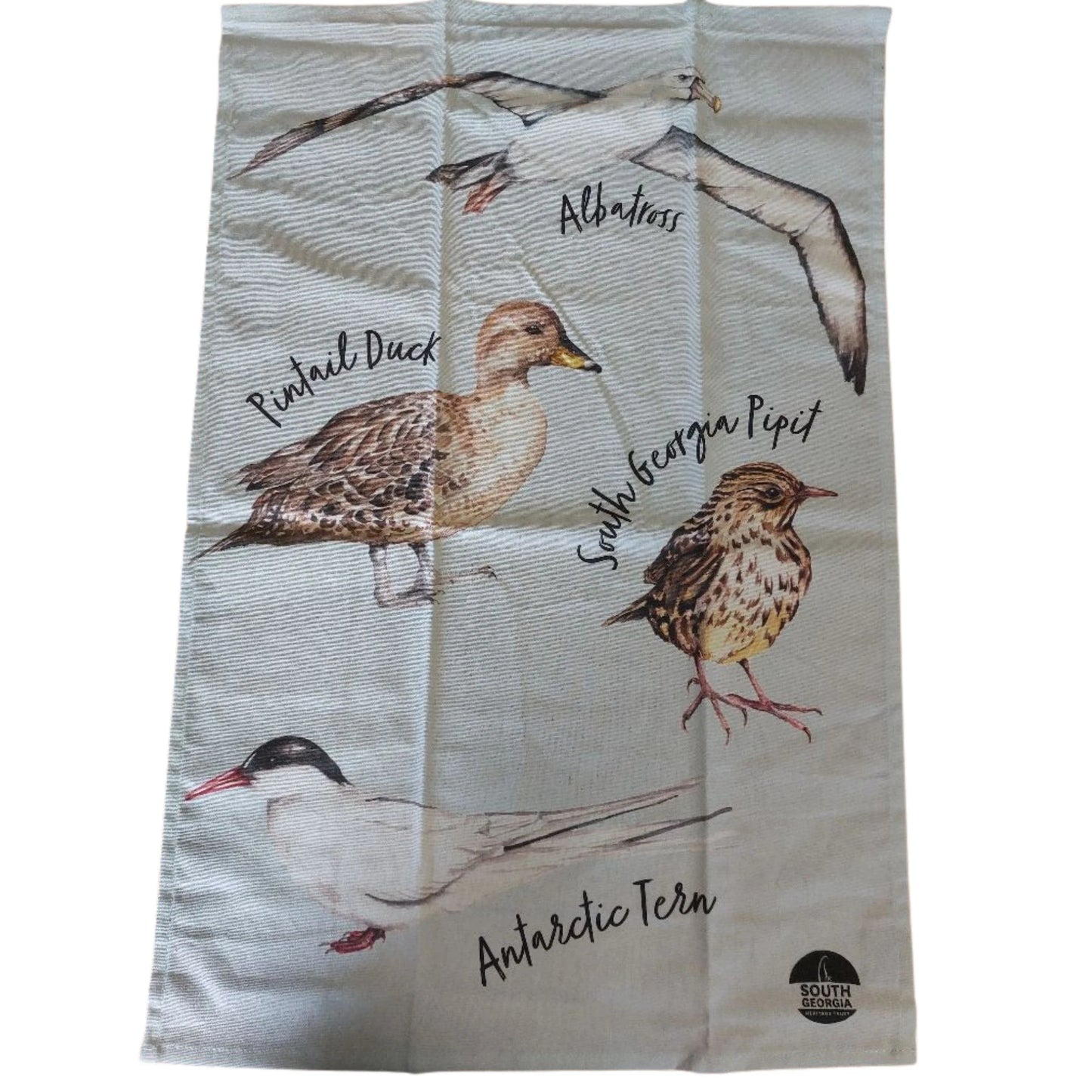 **NEW** Meg Hawkins Birds of South Georgia Tea Towel