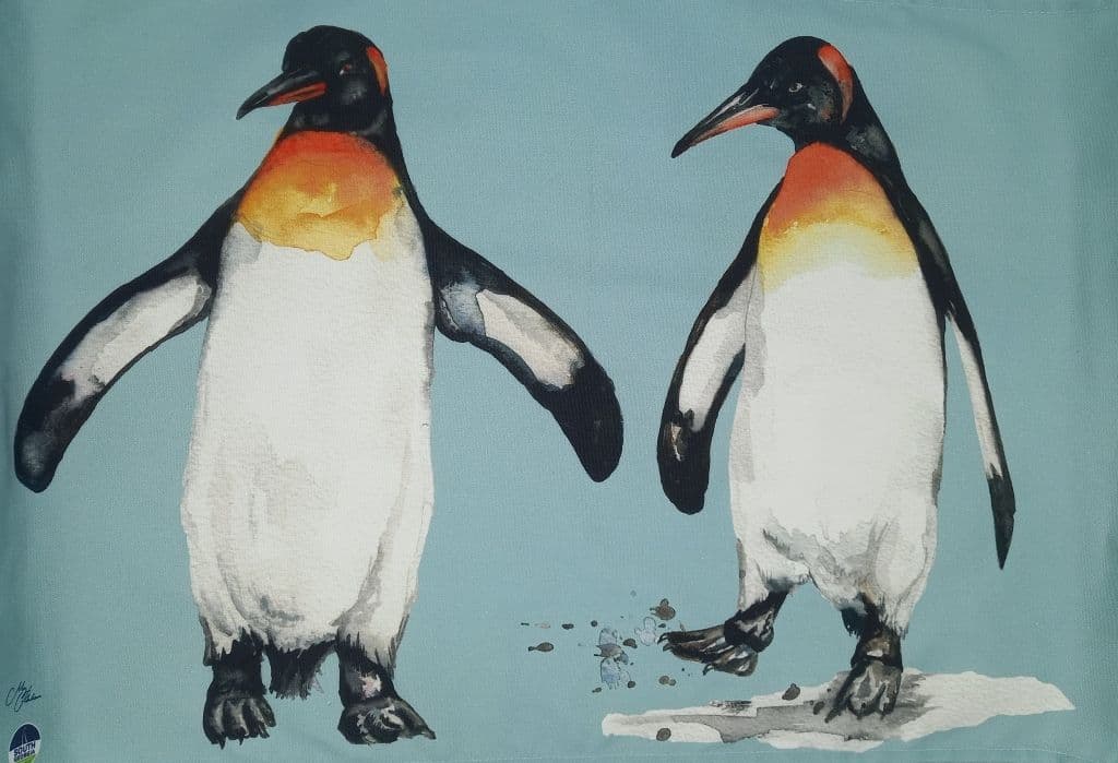 King Penguin Tea Towel