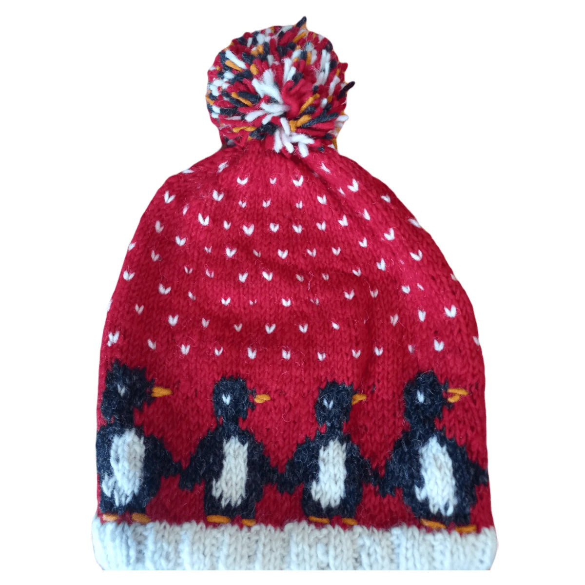 Penguin Christmas Bobble Beanie