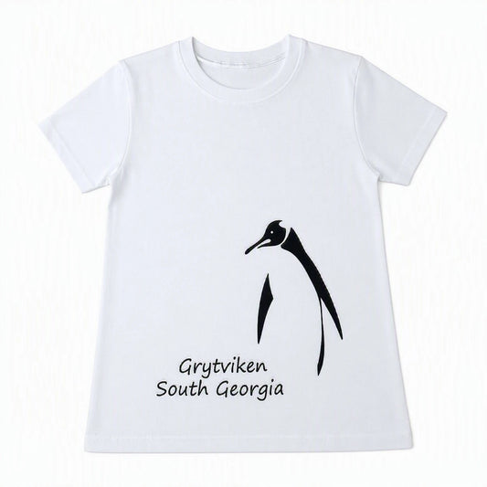 **NEW** Kids Penguin Outline T Shirt