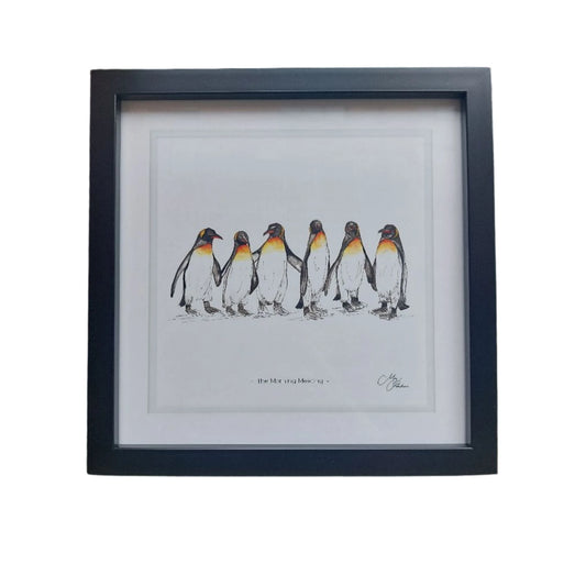 **NEW**  The Morning Meeting Framed Print