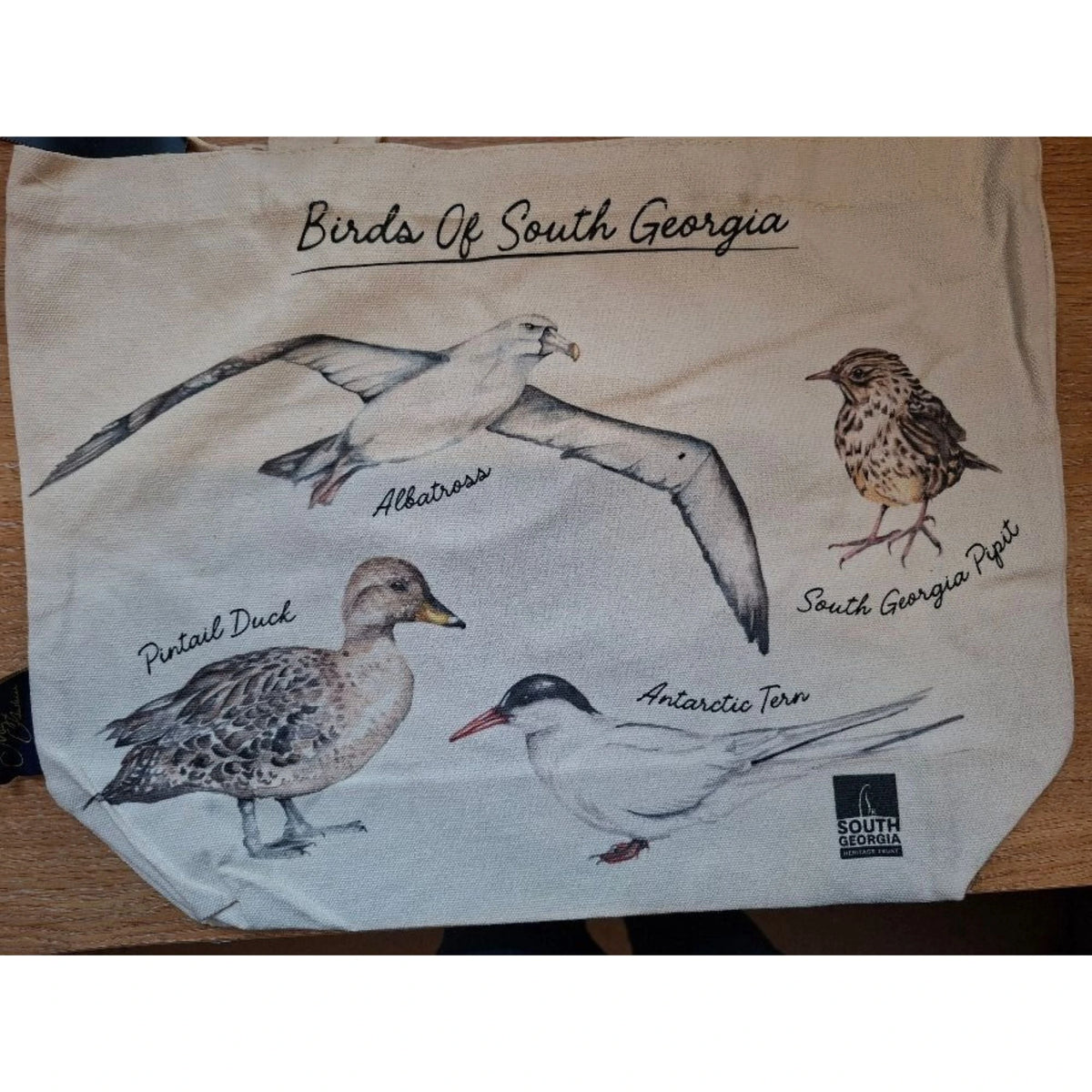 **NEW** Meg Hawkins Birds of South Georgia Tote Bag
