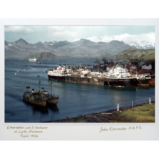 John Alexander Historic 1956 Leith Harbour Prints