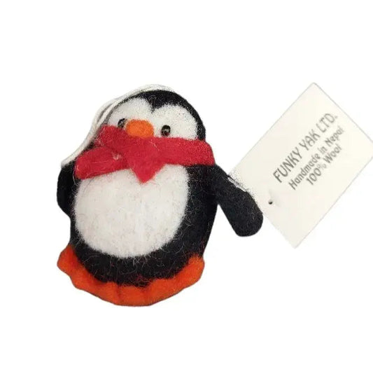 *NEW* Felt Penguin with red Scarf