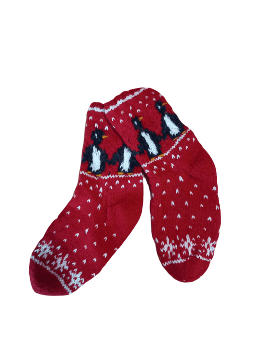Penguin Christmas Sofa Socks