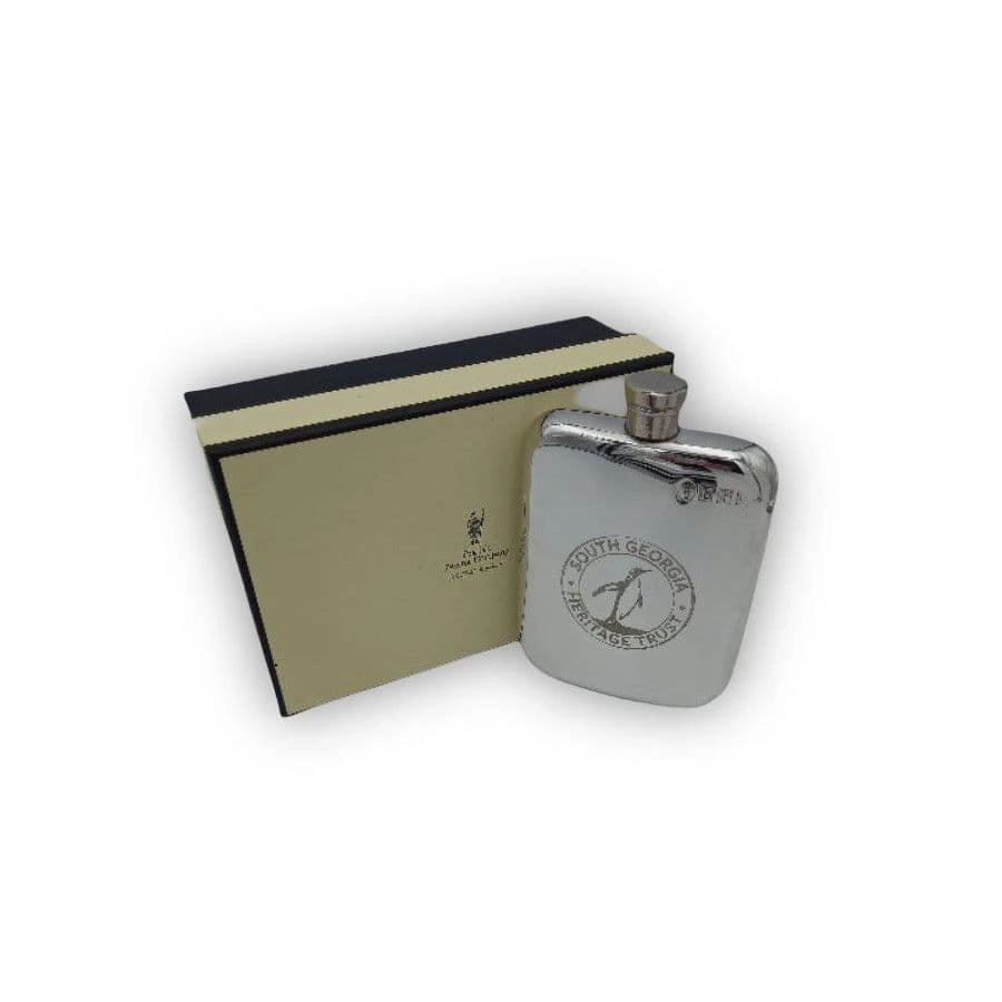 ** BACK IN STOCK** Penguin Engraved Hip Flask