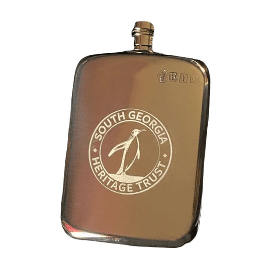 ** BACK IN STOCK** Penguin Engraved Hip Flask