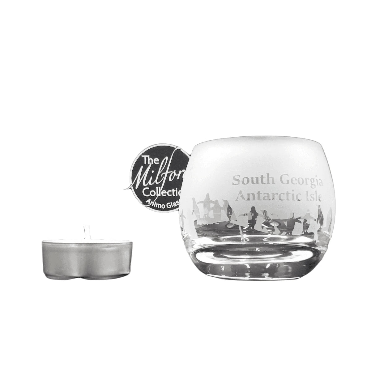 Penguin Glass Tealight
