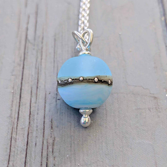 Sea Breeze Ball Pendant on 18" chain