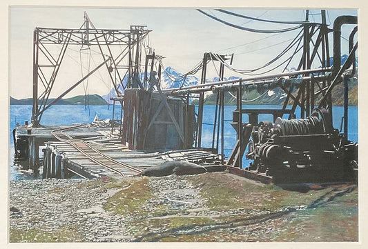 South Georgia Whaling Station (26 x 21 inches)