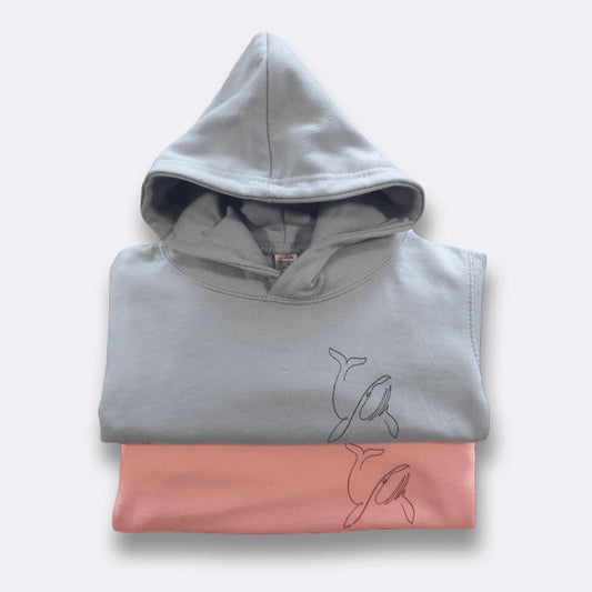 SALE ** Toddlers Hooded  Whale Sweatshirt ** SALE