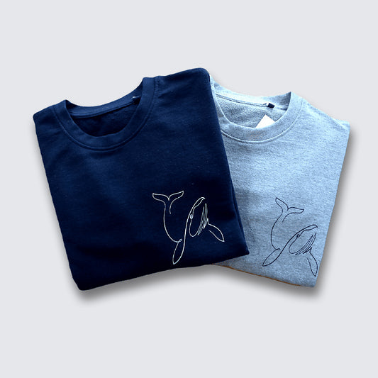 Whale Map Sweatshirt